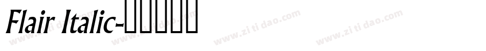 Flair Italic字体转换